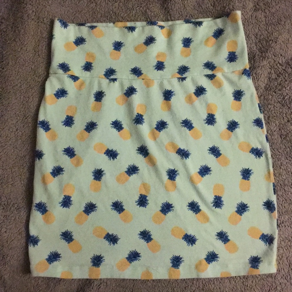Pineapple mini skirt